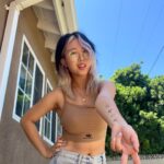 Nina Lu Instagram - me doing my silly little poses in my silly little backyard for my silly little instagram 🐰