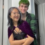 Nina Lu Instagram – beast boy and raven 💚💜