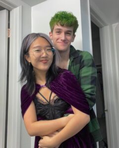 Nina Lu Instagram - beast boy and raven 💚💜