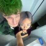 Nina Lu Instagram – beast boy and raven 💚💜