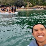 Nina Lu Instagram - Me???? At a summer camp???? I would never ✋🏼😉 This is a super late post but summercon with @ivtcf was :))))) I love u guys :))) Shout out to @darktimmy and others for helping baptize me in the ocean!!! Very grateful to have had that be part of my faith journey :)