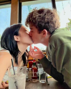 Nina Lu Instagram - 6 month anniversary goes crazy 😮‍💨✊🏼

I can’t believe it’s been half a year of us being together!!! @collinjunipermusic 

Ever since we started dating, you’ve shown me unconditional love, understanding, and effort every single day. You’ve given me the greatest gift of all time- You love me the way I’ve always dreamed of being loved. I’m eternally grateful that you’re the person I get to grow with in life :) 

Thank you for making me the happiest I’ve been in the past couple years :))) I will try the rest of my life to make you feel the same <3
(I love you pookie bear 🫶🏼)