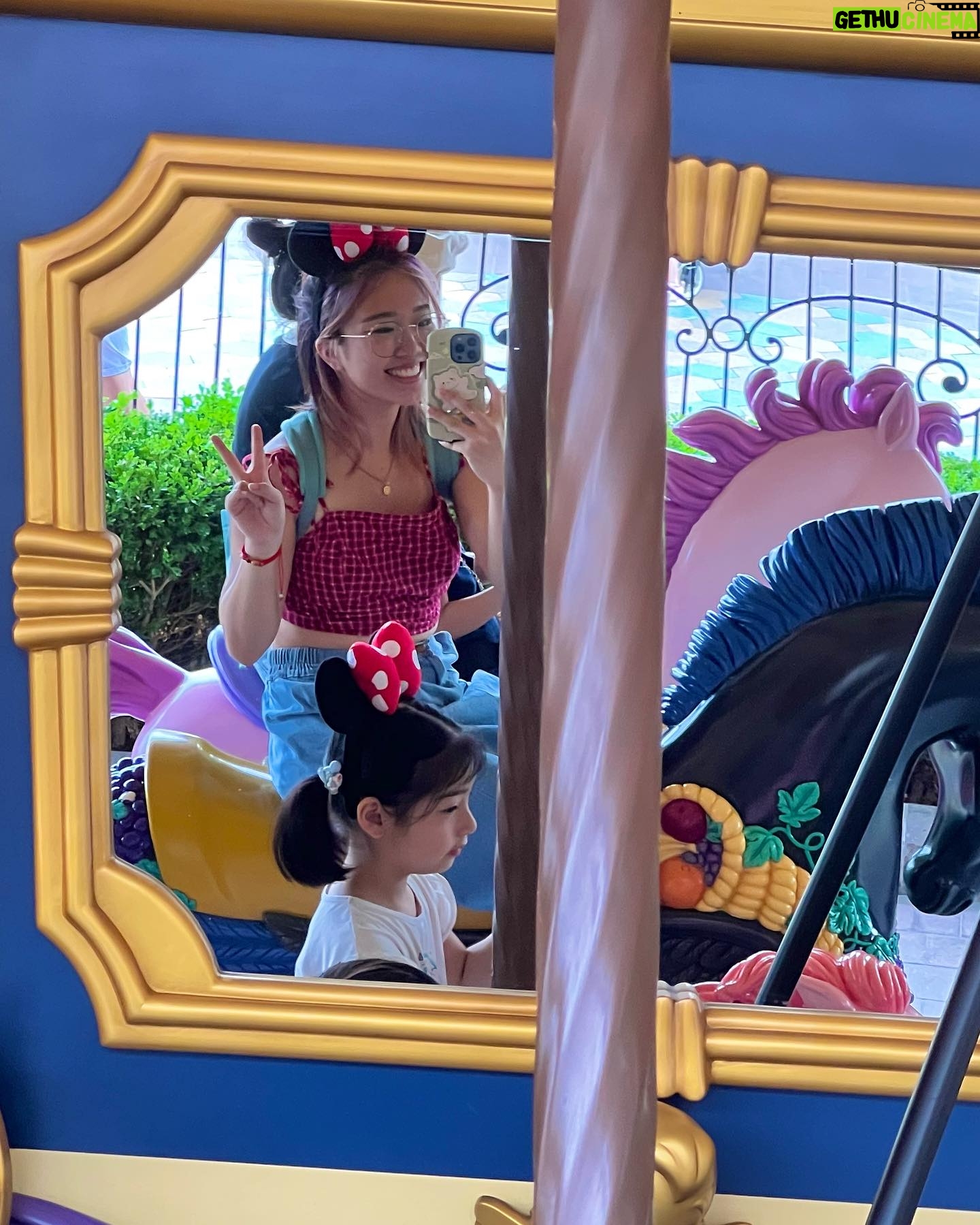 Nina Lu Instagram - went to Shanghai Disneyland. Flirted with Captain America and Dr. Strange. Now they must battle for my love.