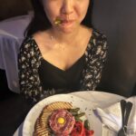 Nina Lu Instagram - The Lu sisters get steak tartare pt 2:
