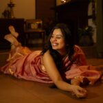 Niranjana Anoop Instagram - Thamburatti Feelings ♥️ Favourites @pournami_mukesh_photography @femy_antony__ @arya.badai Thankyou for this beautiful saree @kanchivaram.in 😘