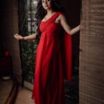 Niranjana Anoop Instagram - ♥️ 📸 @pournami_mukesh_photography 💄 @femy_antony__ 👗 @dov_darlings_of_venus @nishashahh #red#potraits#photography#instagram#instadaily#instagood#hot