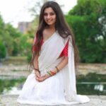 Niranjana Anoop Instagram – Meet Neeli from Kaliyankaatu 🤍💕

📸 @pranavraaaj  just love this ♥️

#insta#instapost#instagood#kuppivala#white#alltimefavorite#traditionalwear#dhavanitales