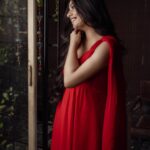 Niranjana Anoop Instagram - ♥️ 📸 @pournami_mukesh_photography 💄 @femy_antony__ 👗 @dov_darlings_of_venus @nishashahh #red#potraits#photography#instagram#instadaily#instagood#hot