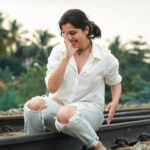 Niranjana Anoop Instagram – Vandiiii Puka Vandiii 🚂 
  Varunnathinte Munpe ….. 
🤪

@pranavraaaj 📸 

🚂Chukchukchuk🚂