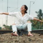 Niranjana Anoop Instagram – Vandiiii Puka Vandiii 🚂 
  Varunnathinte Munpe ….. 
🤪

@pranavraaaj 📸 

🚂Chukchukchuk🚂