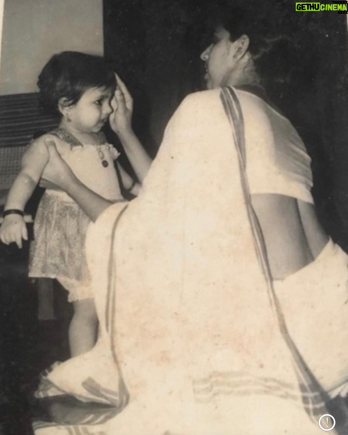 Niranjana Anoop Instagram - If there is any woman I worship and is the purest form of Love it is Ammama ♥️ As strong as a lightning bolt and my biggest strength celebrates her Birthday today ♥️ Boundlessly grateful to God for making me your legacy and giving me my treasure Amma I love you ! ♥️ #legacy#womanhood#mine