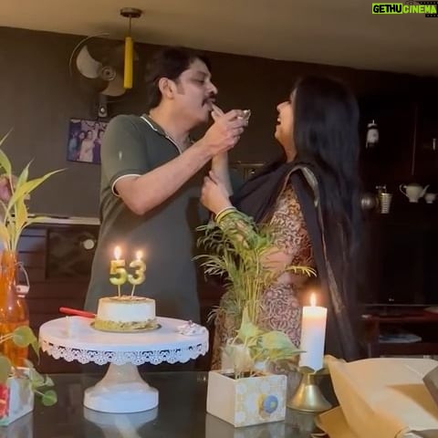 Niranjana Anoop Instagram - From wanting a boy child to loving me more than anything ever possible is the most treasured part of life that I experience β¦ Acha I love you to bits π Happiest Birthday ! Your hugs are the only thing that keeps me going and your eyes that keep telling me things are gonna be alright will be my belief in life β₯οΈ Mwah π #acha#mymansbirthday