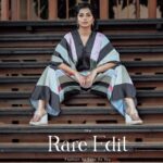 Niranjana Anoop Instagram - Proudly presenting from the house of The Rare Edit , “𝔾𝕖𝕠𝕞𝕖𝕥𝕣𝕚𝕔 ℂ𝕠𝕠𝕣𝕕 𝕤𝕖𝕥𝕤” Fabric: Satin Silk Size: All sizes available Shot by : @jijo_photographi Costume: @the_rare_edit Muse: @niranjanaanoop99 Styling: @nikhita_aa MUA: @ashif_marakkar