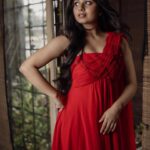 Niranjana Anoop Instagram - ♥️ 📸 @pournami_mukesh_photography 💄 @femy_antony__ 👗 @dov_darlings_of_venus @nishashahh #red#potraits#photography#instagram#instadaily#instagood#hot