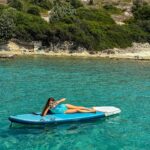 Nisa Sofiya Aksongur Instagram - Paddle board ✌️ #nisasofiya #paddleboarding #tatil
