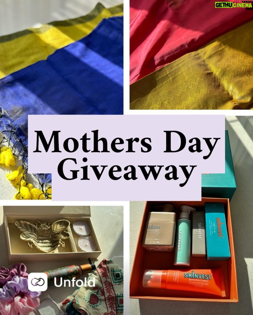 Nisha Agarwal Instagram - ~MOTHERS DAY GIVEAWAY~ Hello lovelies, I’m giving away these 4 packages to 4 wonderful women or men for their mothers or super moms themselves. All you need to do is; 1) Like this post 2)Share it on your story 3)Comment and share your mother’s day wishes below. *Within India only. Winners will be announced on the 9th May! Wishing you all strength, love and happiness always ❤️ Love, N