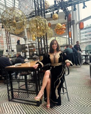 Nisrin Erradi Instagram - — MALMO ARAB FILM FESTIVAL —

Mon caftan de chez  @bridalove_ 🌸