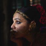 Nithya Menen Instagram - Mrinmoyi from Samapti, directed by Satyajit Ray (based on Tagore's short story of the same name). It is a love story, which shows the journey of its lead character Mrinmoyi from being an unruly and carefree young girl to a loving wife. Reimagine is an attempt to take a fresh look at the character and spinning a new story out of them. But all are re-interpretations with an intriguing approach while retaining the visual essence of the original works. Creative direction and styling, make up done by @rishabhad Clothes @parama_g Photography @sauvicksengupta