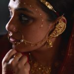 Nithya Menen Instagram - Mrinmoyi from Samapti, directed by Satyajit Ray (based on Tagore's short story of the same name). It is a love story, which shows the journey of its lead character Mrinmoyi from being an unruly and carefree young girl to a loving wife. Reimagine is an attempt to take a fresh look at the character and spinning a new story out of them. But all are re-interpretations with an intriguing approach while retaining the visual essence of the original works. Creative direction and styling, make up done by @rishabhad Clothes @parama_g Photography @sauvicksengupta