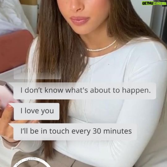 Noa Kirel Instagram - Almog Meir’s last conversation with his mother before he was taken as hostage into Gaza by Hamas. His fate is still unknown. This is one of the many disturbing and heartbreaking stories we hear. Continue to share their stories and pray for their safe return. #TheLastMessage #hamasisisis
