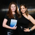 Noa Tishby Instagram - The NYC book launch of “Uncomfortable Conversations with a Jew” with @emmanuelacho. Thank you @tizzielisch for hosting us. Dress: @nililotan Make up: @lisaaharon Hair: @paulwarrenhair Style: @yaelquint