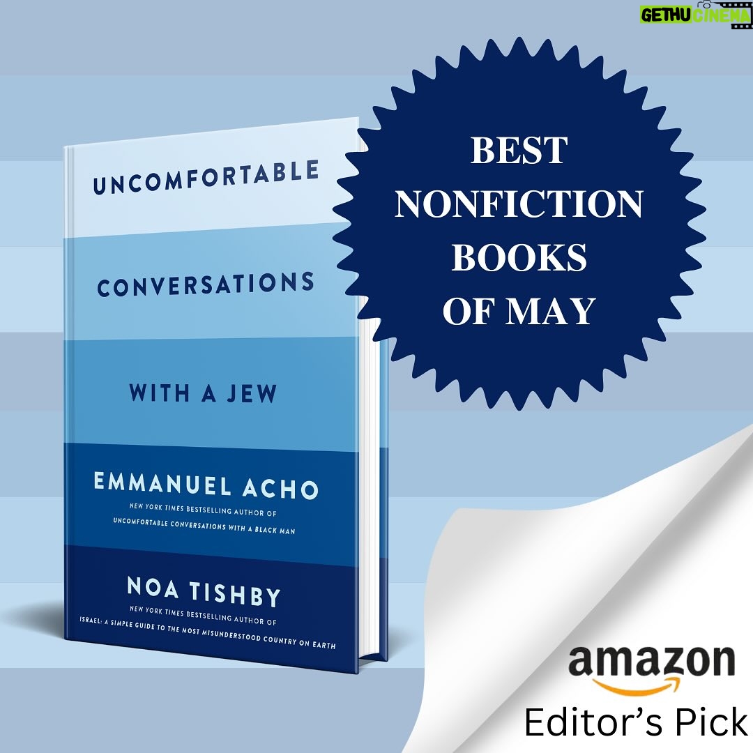 Noa Tishby Instagram - Moment of honesty, if you’re anything like me you typically wait for other people to try something, and tell you if it’s good, before you commit your time and money to buying it. Which is why I’m thrilled to tell you all that the experts have spoken. My newest book with @NoaTishby, Uncomfortable Conversations with a Jew, has just been named Best Nonfiction Books of the Month by Amazon’s editors! Thousands of books come out weekly, yet Uncomfortable Conversations with a Jew was 1 of only 10 selected. If you’re the type to buy 1 book a month or even just 1 book a year, let this be the one. There is no more important or urgent topic to read about than the one we wrote about. Available everywhere books are sold or ➡️ LINK IN OUR BIO #UncomfortableConvos #Jewish