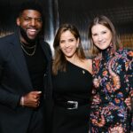 Noa Tishby Instagram - The NYC book launch of “Uncomfortable Conversations with a Jew” with @emmanuelacho. Thank you @tizzielisch for hosting us. Dress: @nililotan Make up: @lisaaharon Hair: @paulwarrenhair Style: @yaelquint