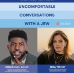Noa Tishby Instagram – ANNOUNCEMENT: I’m hitting the road with @emmanuelacho to talk about our new book, “Uncomfortable Conversations with a Jew”. I’ll be in NYC, Philly, LA, and Long Island. And there will be some awesome moderators too, including #BretStephens @mandanadayani @yoavdavis and @sbutnick. Head over to my stories to get your tickets now. See you soon!

To get my kibbutz Nir Oz T-shirt and many more  @haachim_restaurant