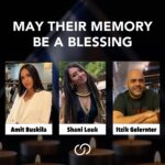 Noa Tishby Instagram - 💔 BREAKING: The bodies of Israeli hostages Amit Buskila, Itzik Gelernter, and Shani Louk were recovered by the IDF in Gaza. May their memories be a blessing. 🕯️