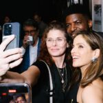 Noa Tishby Instagram - The NYC book launch of “Uncomfortable Conversations with a Jew” with @emmanuelacho. Thank you @tizzielisch for hosting us. Dress: @nililotan Make up: @lisaaharon Hair: @paulwarrenhair Style: @yaelquint
