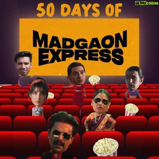 Nora Fatehi Instagram - 50 din, it’s a win. Celebrating 50 days of madness, fun and chaos in cinemas. Catch it in theatres now. @divyenndu @pratikgandhiofficial @avinashtiwary15 @norafatehi @upendralimaye @chhaya.kadam.75 @kunalkemmu @ritesh_sid @faroutakhtar @roo_cha @kassimjagmagia @vishalrr #Olly @adilafsarz @imanojchouhan @zeemusiccompany @aafilms.official