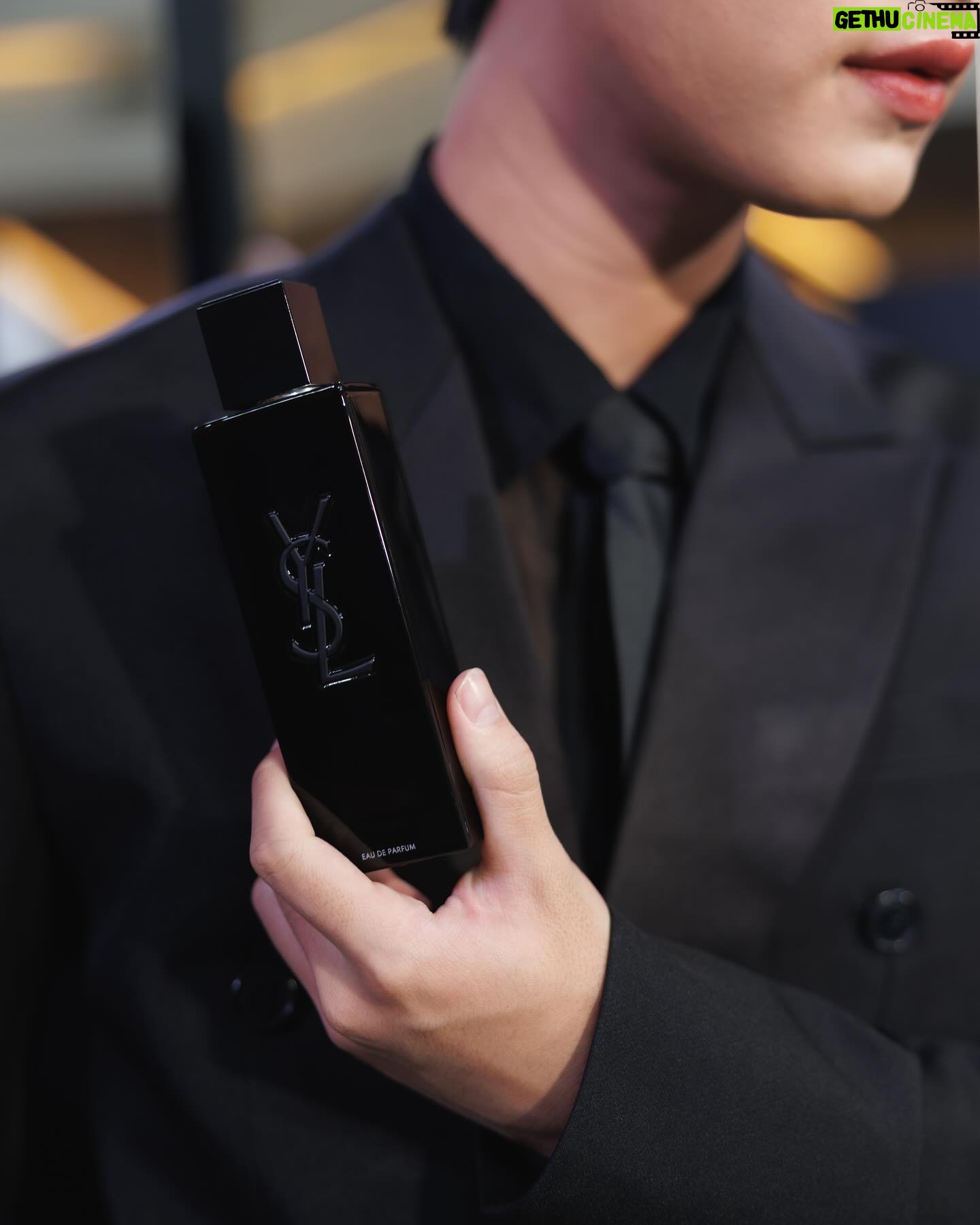 Norawit Titicharoenrak Instagram - MYSLF, a statement of modern masculinity to celebrate your true self. Because being myself is the boldest thing I can do. Discover YSL Beauty’s latest statement fragrance today - January 30 at Fashion Hall, 1st Floor, Siam Paragon. #MYSLFNoMatterWhat #yslbeautyth