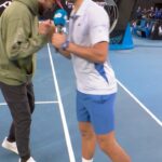 Novak Djokovic Instagram – How it’s done ☘️☘️☘️ Happy birthday, @k1ngkyrg1os
