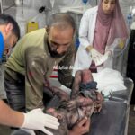 Nur Fazura Instagram - Who cares about the Met Gala when you have this happening in Rafah right now ‼️🇵🇸 #Repost @eye.on.palestine A father tries to comfort his son whilst he is receiving medical treatment as he was severely burned and injured in an Israeli air strike on Rafah. via @abdallah_alattar1999