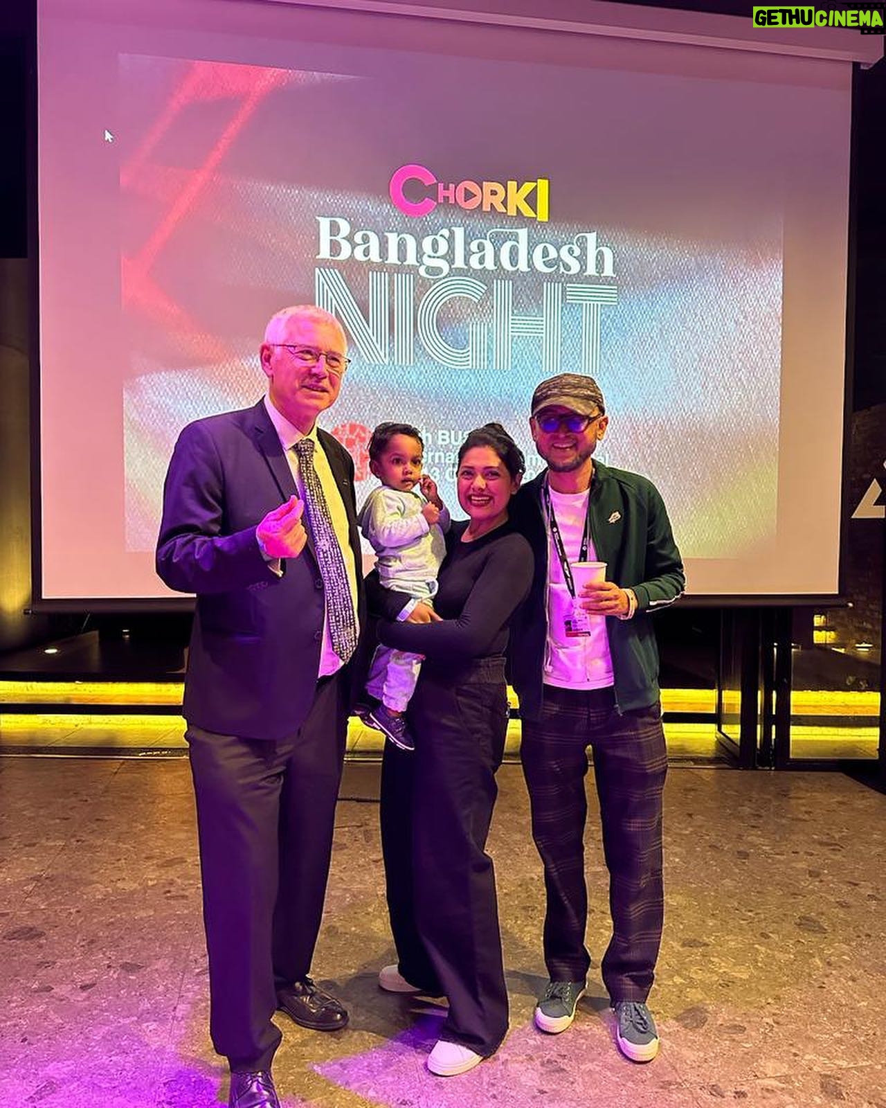 Nusrat Imroz Tisha Instagram - Chorki Bangladesh night at Busan International Film Festival . Thank you, Chorki, for arranging such a wonderful event. #tisha #nusratimrosetisha #imrose @chorkiofficial @busanfilmfest #bangladeshnight #korea