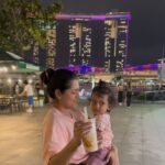 Nusrat Imroz Tisha Instagram - Mummy and daughter dance 😍🥰 Mashaallah. #tisha #nusratimrosetisha #imrose #ilhamnusratfarooki #singapore🇸🇬 #withfamily