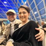 Nusrat Imroz Tisha Instagram - Just before the red carpet! Outfit: @meherofficials #tisha #nusratimrosetisha #imrose #busanfilmfestival #korea
