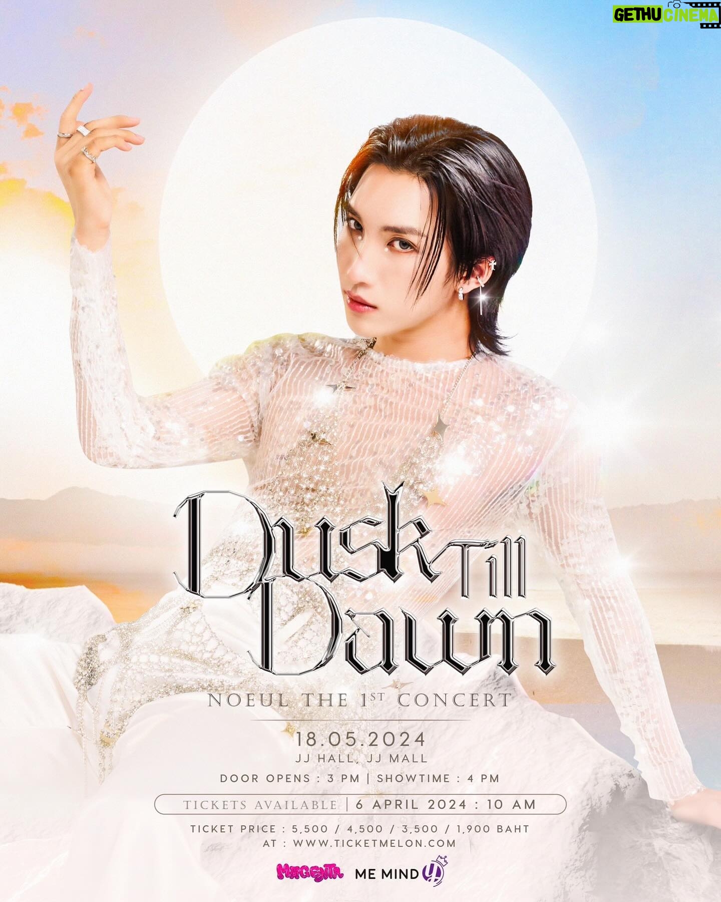 Nuttarat Tangwai Instagram - DUSK TILL DAWN NOEUL THE 1st CONCERT Noeul first solo concert on his 25th birthday, with special gifts for everyone! Date: Saturday, May 18th, 2567 Venue: JJ HALL, JJ MALL Showtime: 16.00 PM. Ticket sales start on Saturday, April 6th, 2024 at 10.00 AM on TICKETMELON.COM Ticket prices: 5,500 THB / 4,500 THB / 3,500 THB, 1,900 THB Note: Ticket prices do not include ticket issuing fees and plastic card fees of 40 THB. For more details and inquiries: LINE: @itsmagenta Twitter: itsMagenta_ #NoeulThe1stConcert #Noeulnuttarat #MagentaBoy #BoNoh