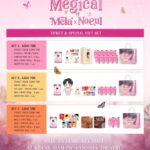 Nuttarat Tangwai Instagram - ประกาศ ผังที่นั่ง ราคาบัตร และแฟนเบเนฟิตของงาน “Megical MeLa x Noeul Fan Meeting” ในวันเสาร์ ที่ 24 กุมภาพันธ์ 2567 ณ KBank Siam Pic-Ganesha Theatre เวลาแสดง 15.00 น.-17.00 น. เริ่มจำหน่ายบัตร วันอาทิตย์ที่ 4 กุมภาพันธ์ 2567 เวลา 11.00 น. เป็นต้นไป ทาง melaofficial.com ราคาบัตร 6,500 บาท / 5,500 บาท / 2,500 บาท หมายเหตุ ราคาบัตรยังไม่รวมค่าธรรมเนียมออกบัตรและค่าบัตรพลาสติก 40 บาท ติดตามรายละเอียดและสอบถามเพิ่มเติมได้ที่ LINE:@melarose FB:Mela Thailand IG:mela_officialthai X Twitter:mela official