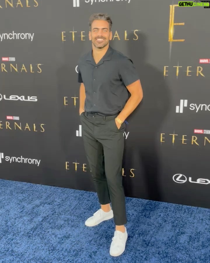 Nyle DiMarco - 161.6K Likes - A little boy in me jumped out at Marvel’s ETERNALS World Premiere; We the Deaf community now finally have our very first DEAF SUPERHERO on the big screen! @laurenridloff as Makkari. LFG.
