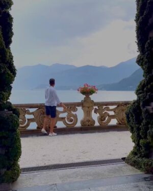 Nyle DiMarco Instagram - Sun shower in Lake Como 😍