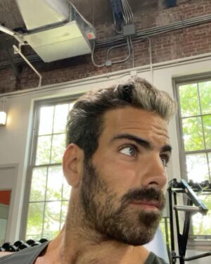 Nyle DiMarco Instagram - tossing around at gym 😬🦦