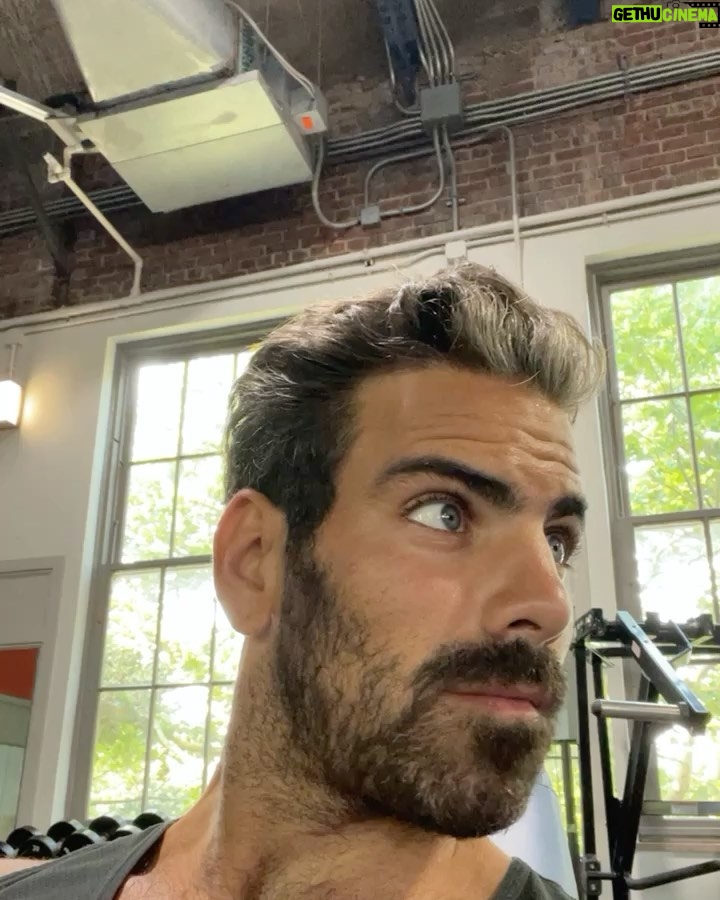 Nyle DiMarco - 158.9K Likes - tossing around at gym 😬🦦