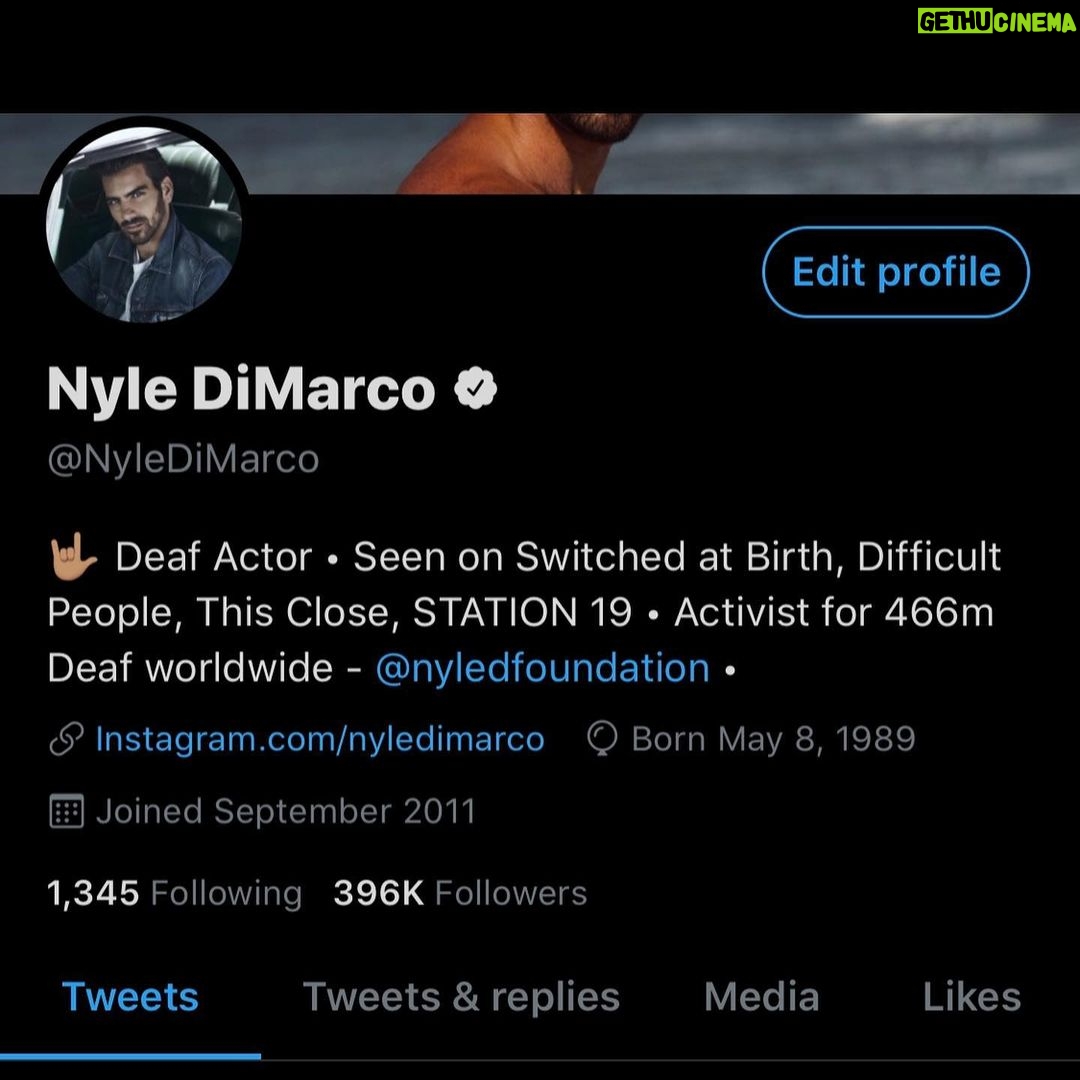 Nyle DiMarco Instagram - iām never deleting my Twitter šššš (swipe left!!!!)