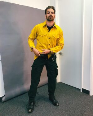 Nyle DiMarco Instagram - Fittings for my role on @station19!!! How do I look??? 🙈🙈 — 
#BTS  #May16 #station19 #abc