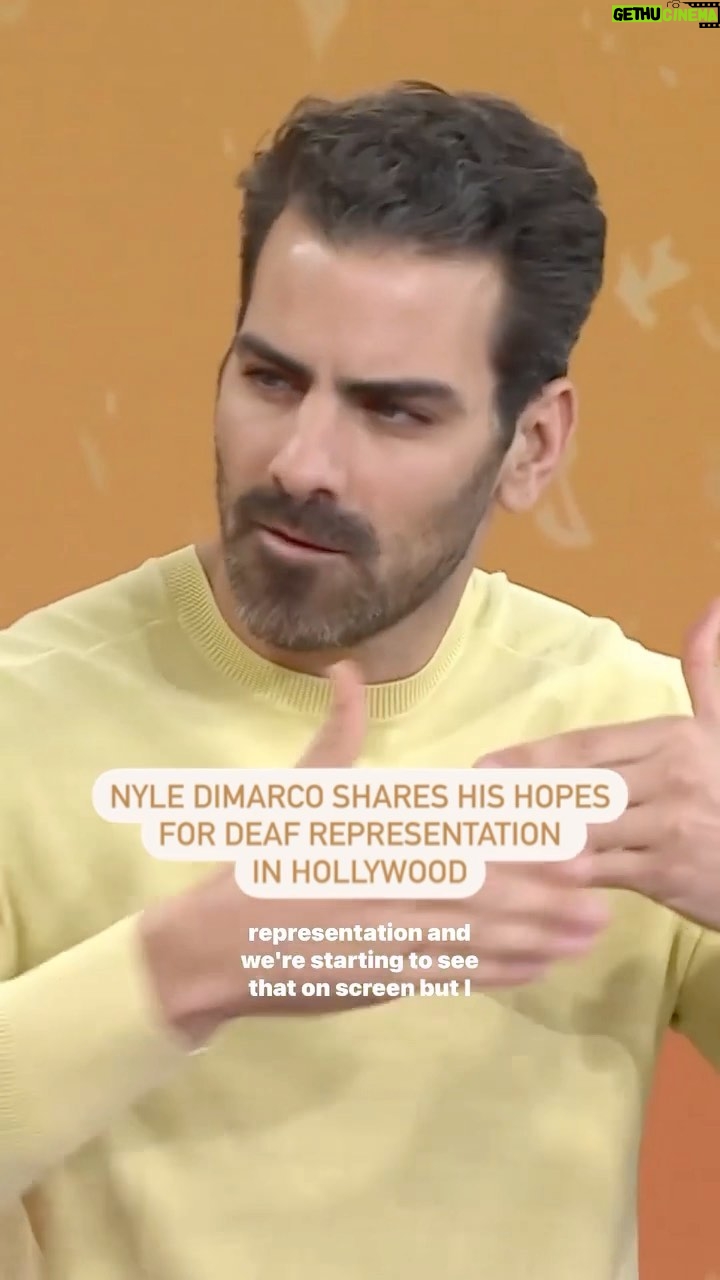 Nyle DiMarco Instagram - Projects like Audible are my challenge to Hollywood to empower Deaf creators behind the camera. Audiences can join me in doing their homework; We can all work to see authentically crafted content as the future. Nothing about us without us. Thank you @todayshow! #deaf #audible #todayshow