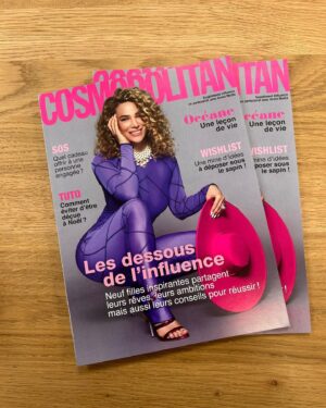 Océane Amsler Instagram - Je suis en couverture de @cosmopolitan_fr 🥹🫶🏼 J’ai du le manifester tellement fort, que c’est arrivé 🤣 PS: Ma mère a distribué ce magazine à tout le village, de façon non sollicité 👑