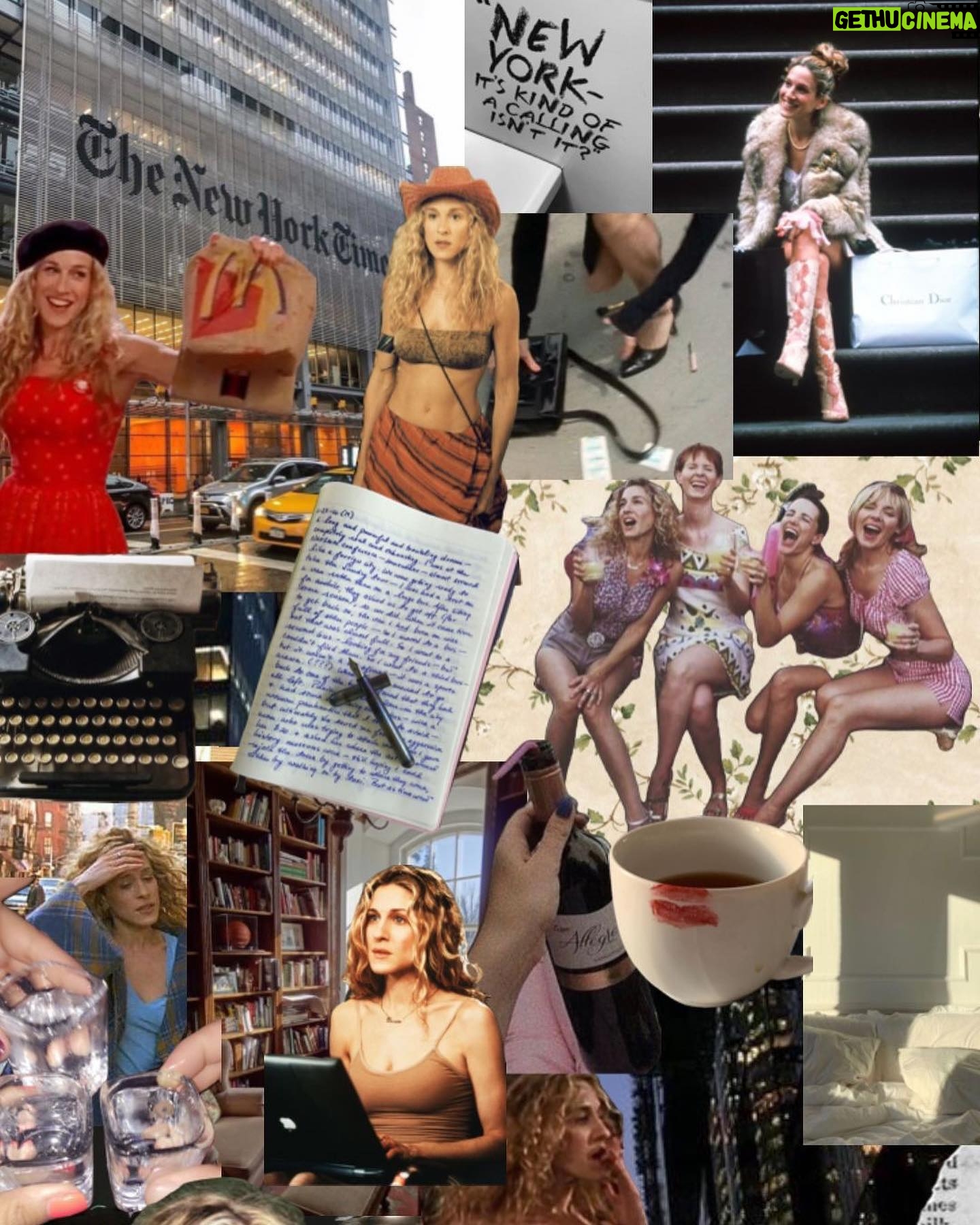 Océane Amsler Instagram - J’ai toujours Carrie Bradshaw dans mon moodboard 🤓