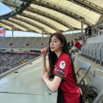 Oh Ha-young Instagram – 날 좋은 날 경기도 보고 쿠플픽도 하고👏🤭
앞으로도 좋은 경기 기대하겠습니다⚽️
