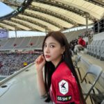 Oh Ha-young Instagram – 날 좋은 날 경기도 보고 쿠플픽도 하고👏🤭
앞으로도 좋은 경기 기대하겠습니다⚽️